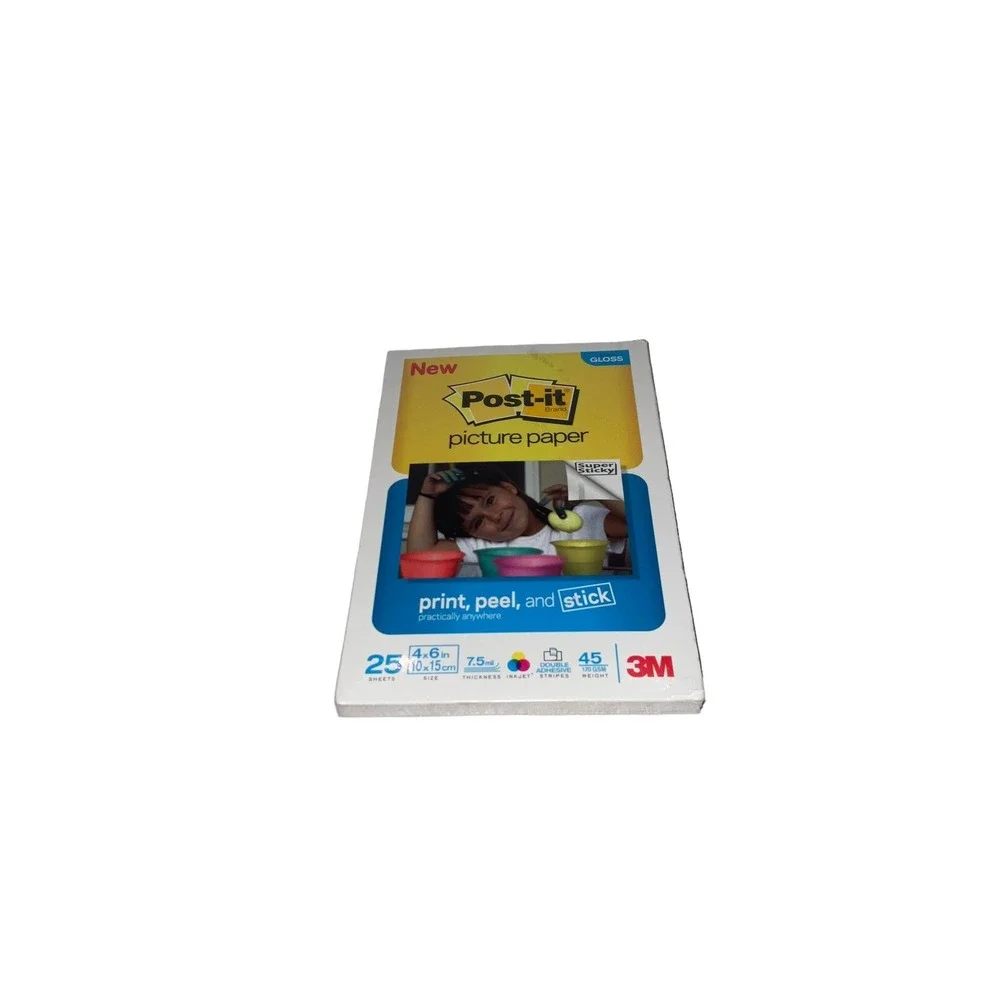 3M Post-It Picture Paper Semi Gloss 4 x 6